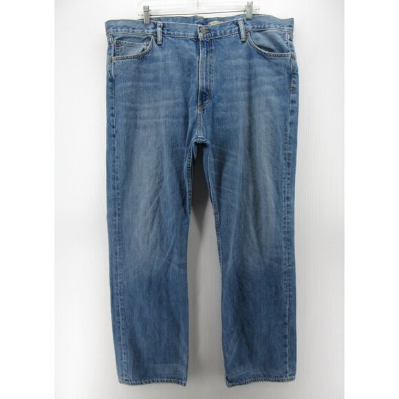 VINTAGE Ralph Lauren Polo Jeans 42X32 Loose Classic Y2K Denim Pants * - Picture 1 of 12